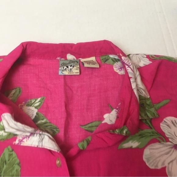 Big Dogs Blouse button up floral print - Picture 4 of 8